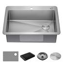 CCN 30X22 1H 1B SS UM KITC SINK 
