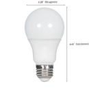 SATCO 9W A19 Medium E-26 800 Lumens LED Light Bulb (Pack of 100) 