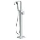 Single Handle Lever Floor Mount Filler in Chrome