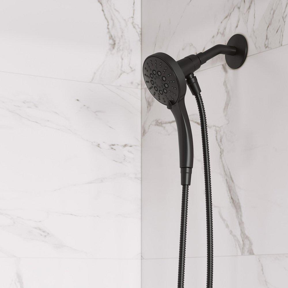 Multi Function Magnetic Hand Shower in Matte Black 