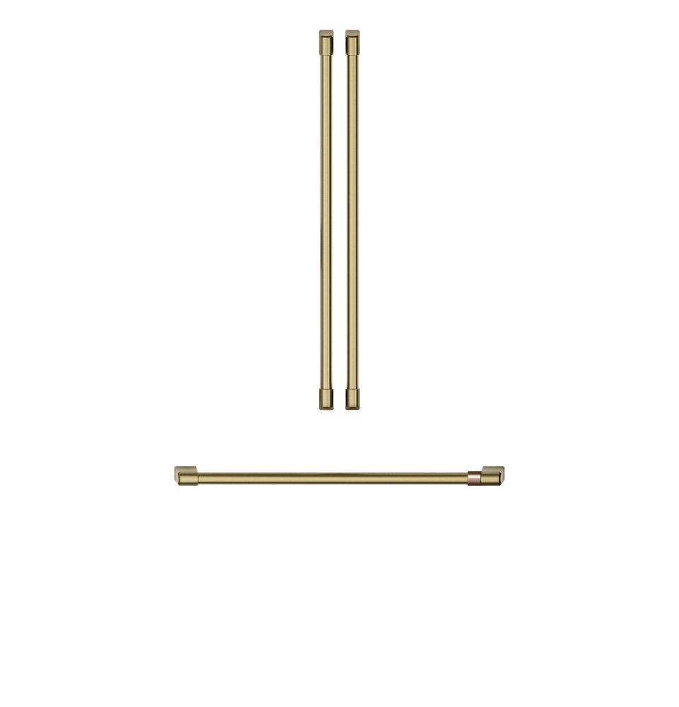 CAFE REFRIGERATION HANDLE KIT - BRUSHED BRASS 