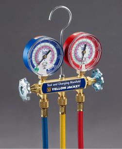 3-1/8 in. HVAC Refrigerant Gauge & Hose