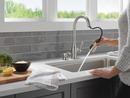 Delta Faucet SpotShield Stainless Single Handle Pull Down Kitchen Faucet 