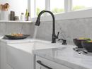 Delta Faucet Matte Black Single Handle Pull Down Kitchen Faucet 