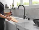 Delta Faucet Matte Black Single Handle Pull Down Kitchen Faucet 