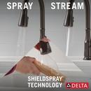 Delta Faucet Venetian Bronze Single Handle Pull Down Kitchen Faucet 