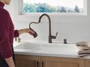 Delta Faucet Venetian Bronze Single Handle Pull Down Kitchen Faucet 