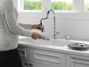 Delta Faucet Chrome Single Handle Pull Down Kitchen Faucet 