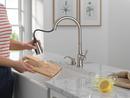 Delta Faucet SpotShield Stainless Single Handle Pull Down Kitchen Faucet 