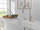 Delta Faucet SpotShield Stainless Single Handle Pull Down Kitchen Faucet 