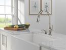 Delta Faucet SpotShield Stainless Single Handle Pull Down Kitchen Faucet 