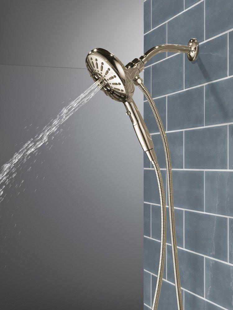 Delta Faucet Lumicoat Polished Nickel Multi Function Hand Shower 