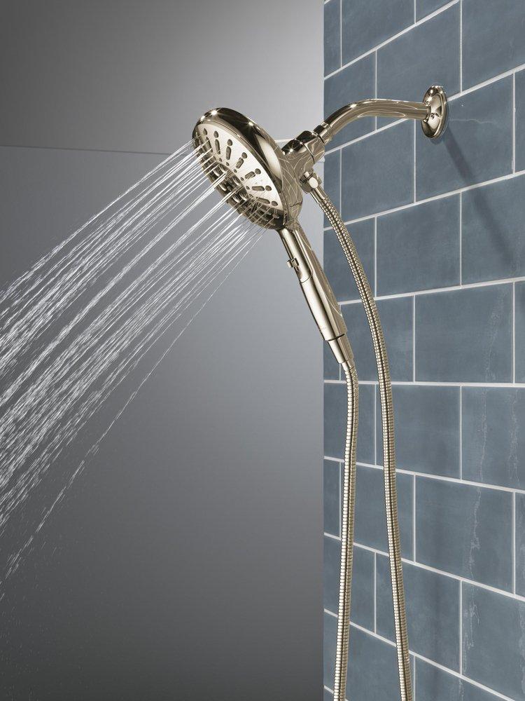 Delta Faucet Lumicoat Polished Nickel Multi Function Hand Shower 