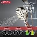 Delta Faucet Lumicoat Polished Nickel Multi Function Hand Shower 