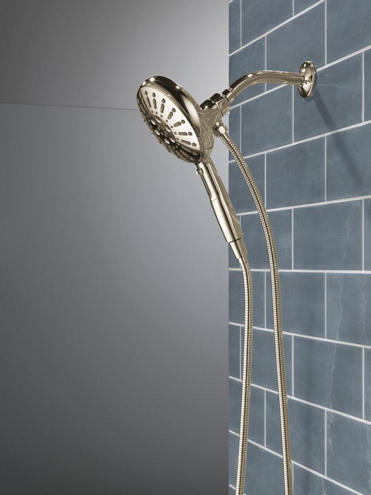 Delta Faucet Lumicoat Polished Nickel Multi Function Hand Shower 