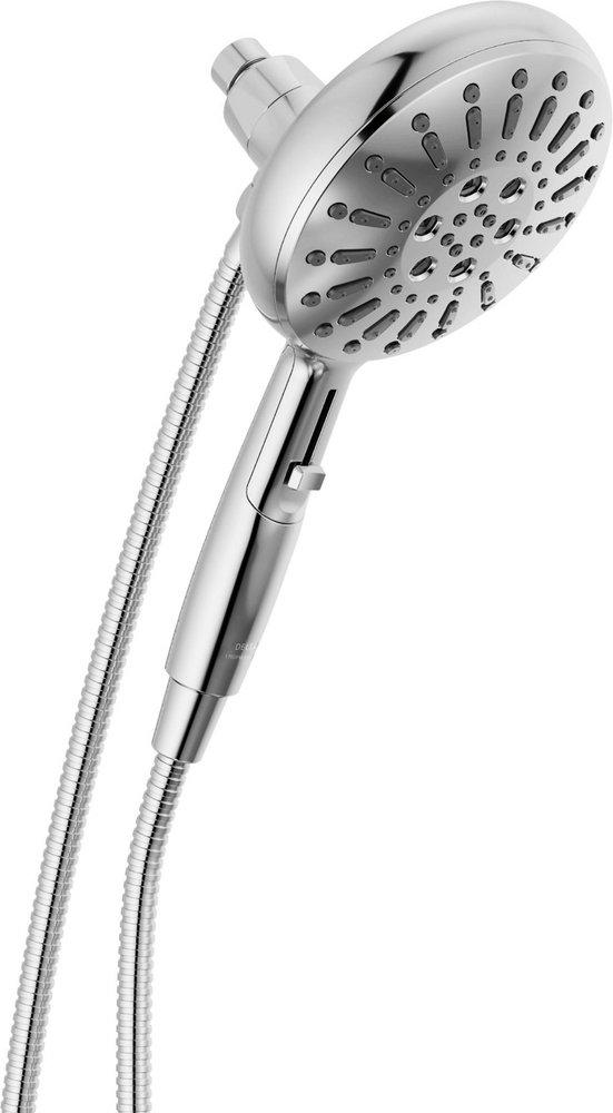 DELTA UNIVERSAL SHOWERING COMPONENTS: 7-SETTING SUREDOCK MAGNETIC HAND SHOWER 