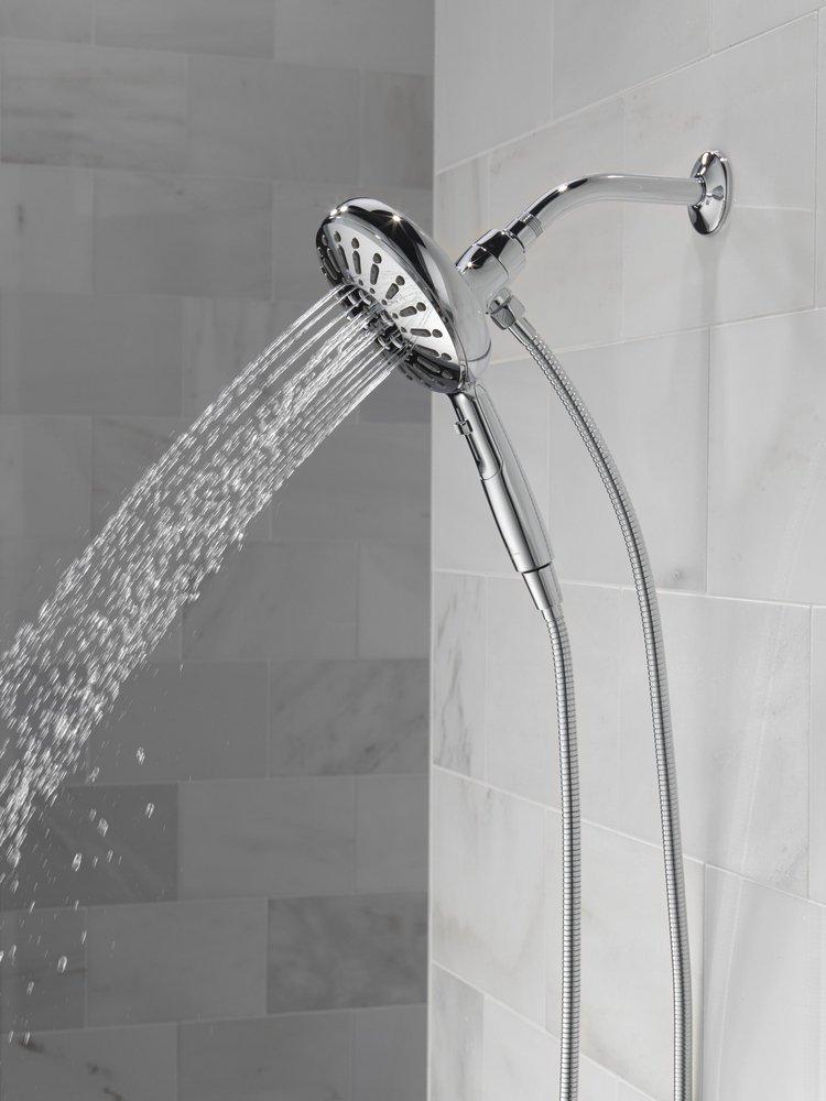 Delta Faucet Lumicoat Chrome Multi Function Hand Shower 