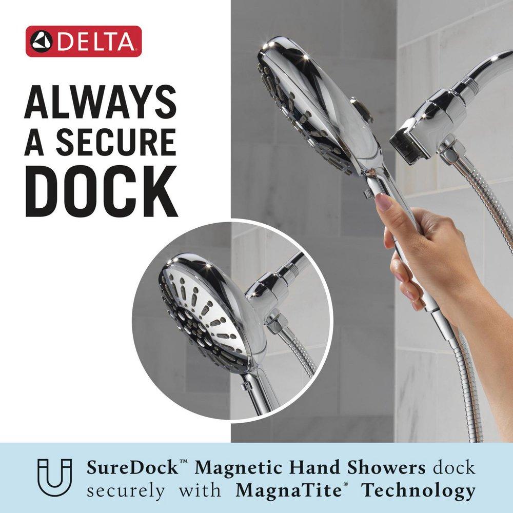 Delta Faucet Lumicoat Chrome Multi Function Hand Shower 