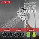 Delta Faucet Lumicoat Chrome Multi Function Hand Shower 