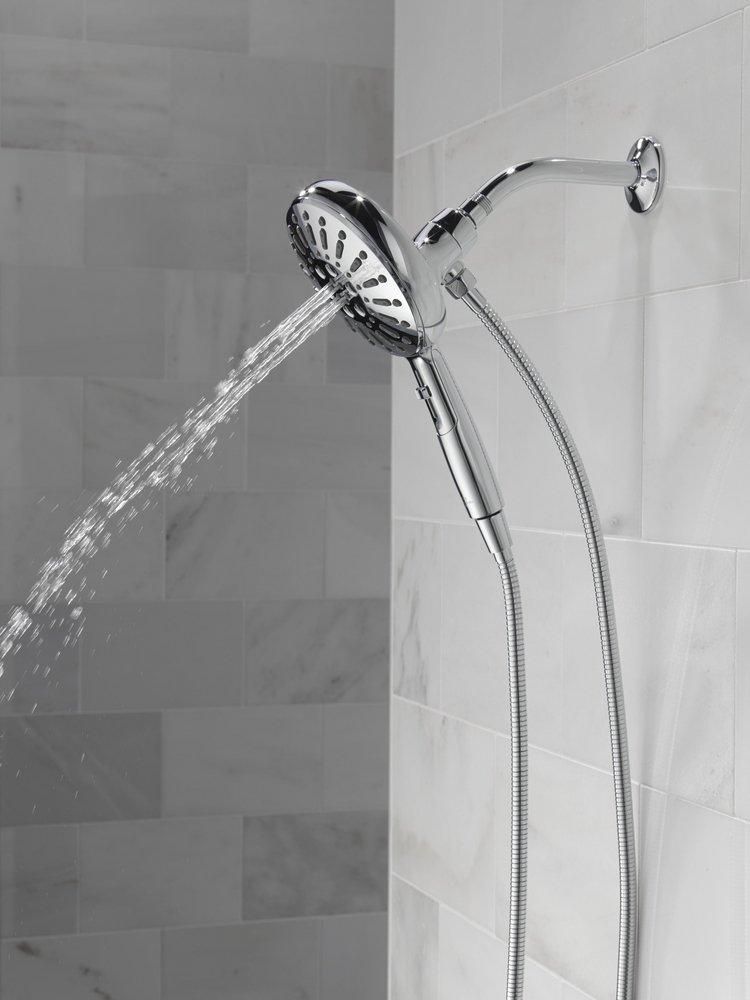 Delta Faucet Lumicoat Chrome Multi Function Hand Shower 