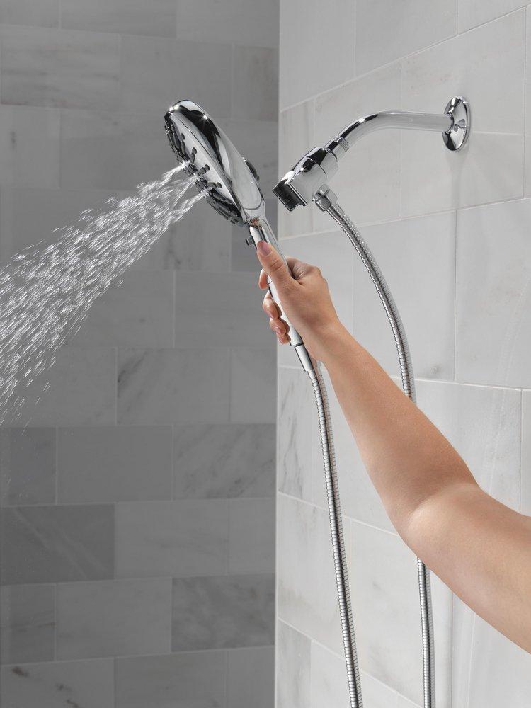 Delta Faucet Lumicoat Chrome Multi Function Hand Shower 