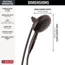Delta Faucet Venetian Bronze Multi Function Hand Shower 