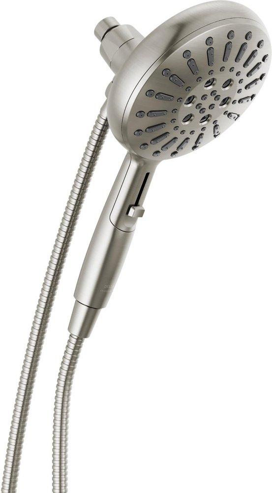 DELTA UNIVERSAL SHOWERING COMPONENTS: 7-SETTING SUREDOCK MAGNETIC HAND SHOWER 