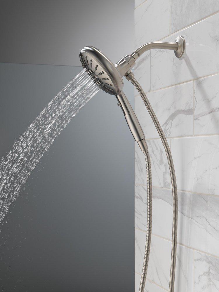 Delta Faucet Lumicoat Stainless Multi Function Hand Shower 