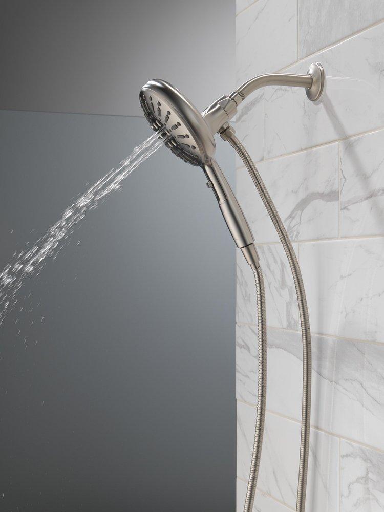 Delta Faucet Lumicoat Stainless Multi Function Hand Shower 
