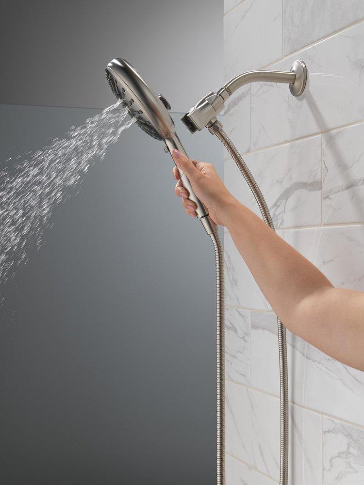 Delta Faucet Lumicoat Stainless Multi Function Hand Shower 