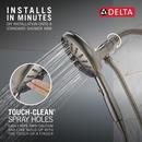 Delta Faucet Lumicoat Stainless Multi Function Hand Shower 