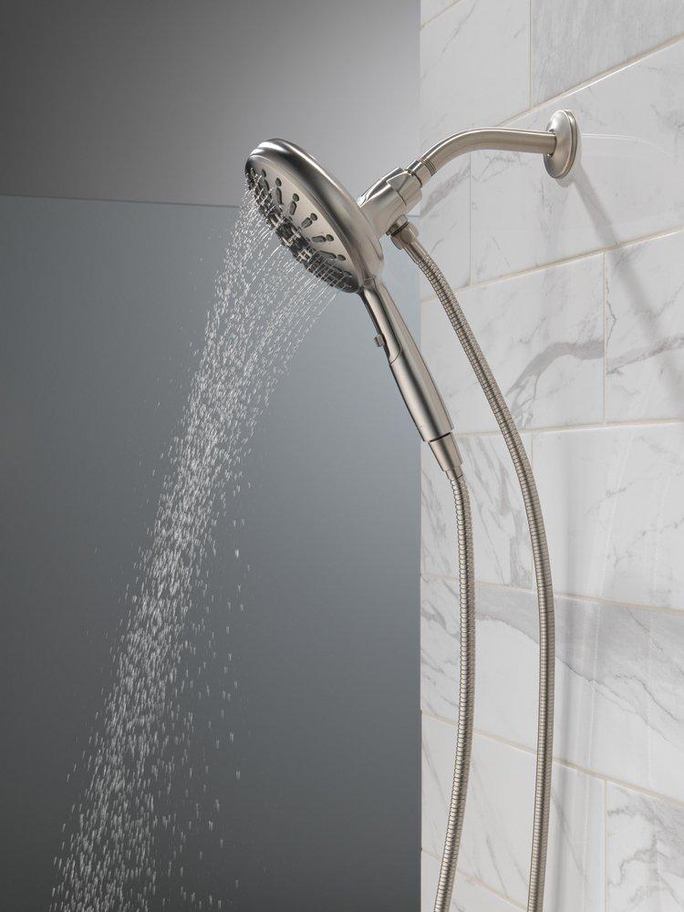 Delta Faucet Lumicoat Stainless Multi Function Hand Shower 