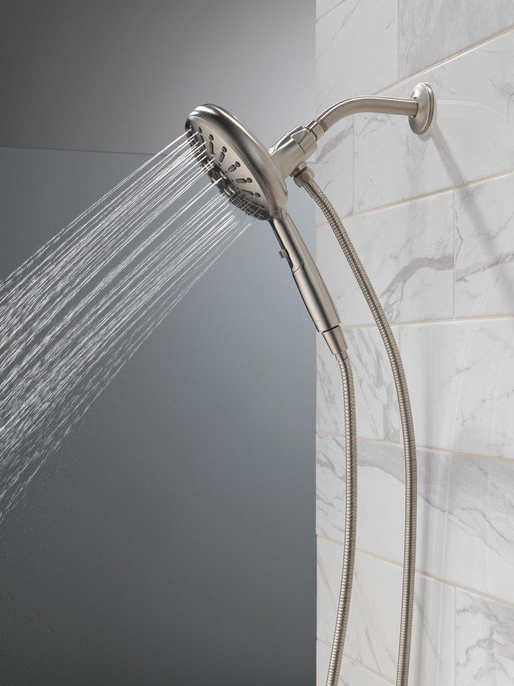 Delta Faucet Lumicoat Stainless Multi Function Hand Shower 