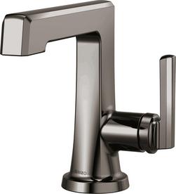 Single Handle Monoblock Bathroom Sink Faucet in Brilliance® Black Onyx