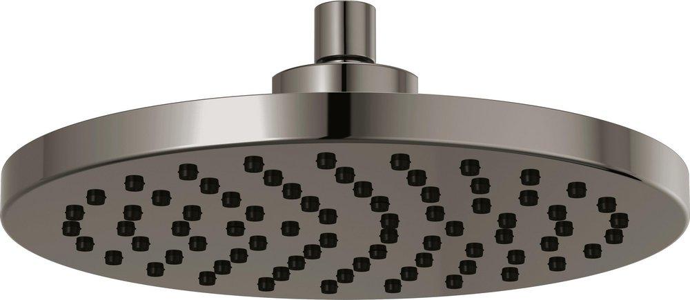 BRIZO BRIZO UNIVERSAL SHOWERING: 10 LINEAR ROUND SINGLE-FUNCTION RAINCAN SHOWERHEAD 