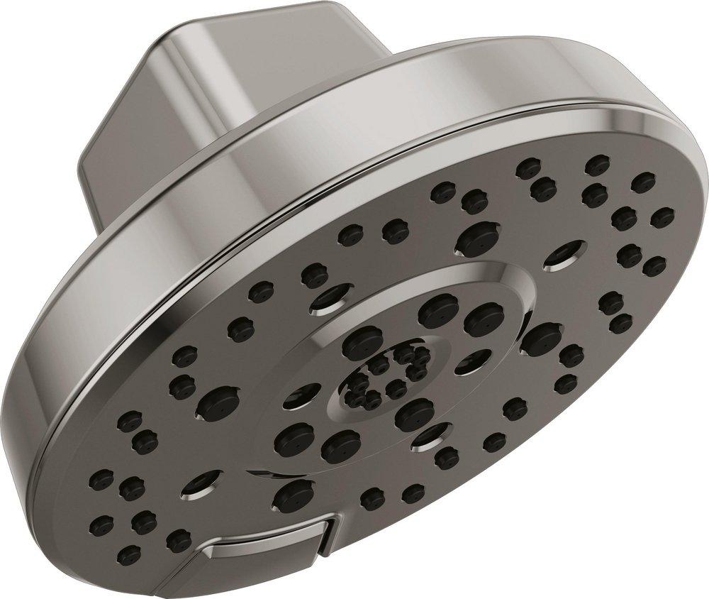 BRIZO LEVOIR: H2OKINETIC ROUND MULTI-FUNCTION SHOWERHEAD 