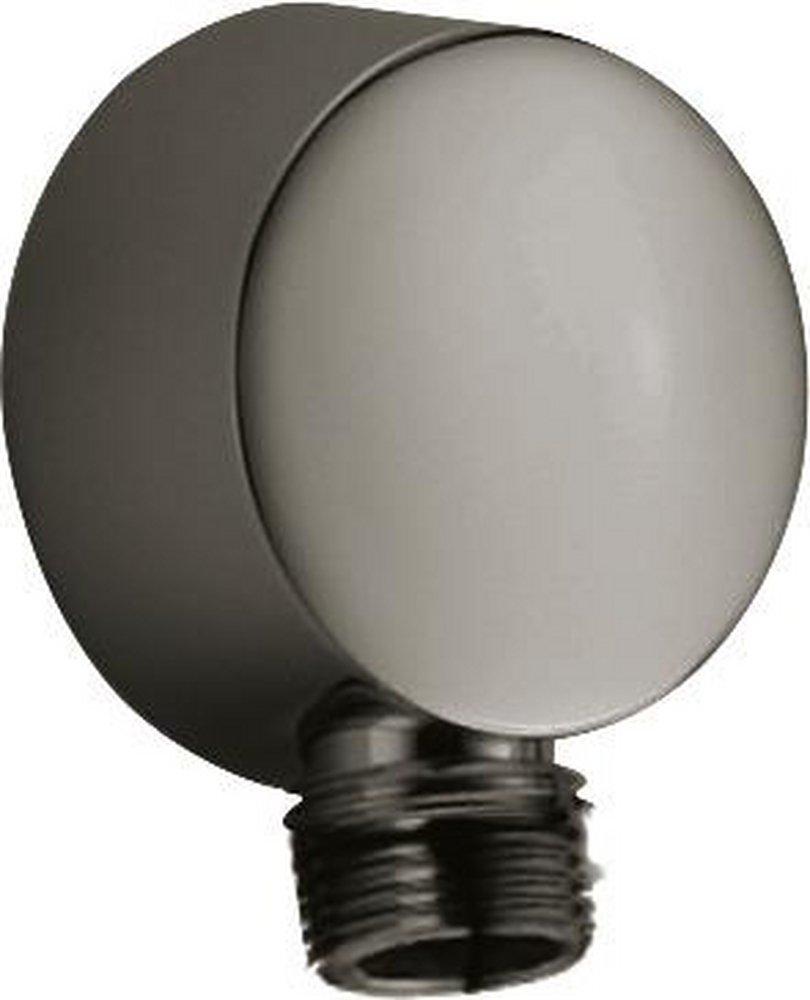 Brizo Brilliance Black Onyx 2 x 1/2 in. NPT x NPSM Brass Wall Elbow 