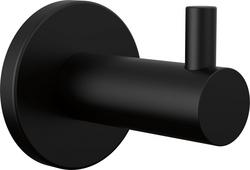 1-Hook Robe Hook in Matte Black