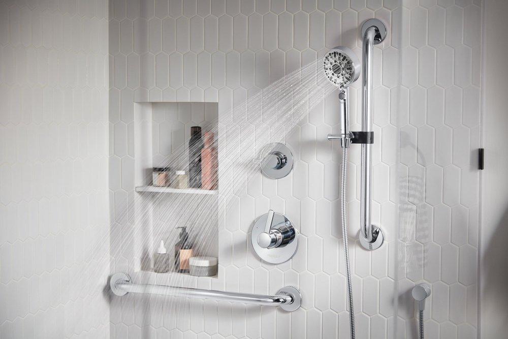 PEERLESS PRECEPT: ADA TUB SHOWER AND HAND SHOWER 