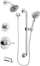 Two Handle Multi Function Shower System in Chrome