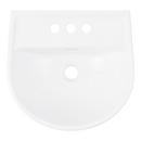 LANKEN MINI PORCELAIN WALL MOUNT SINK - 4 CENTERS 