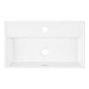 22-1/16 in. Wall Mount Specialty Porcelain Bathroom Sink in White 