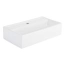 22-1/16 in. Wall Mount Specialty Porcelain Bathroom Sink in White 