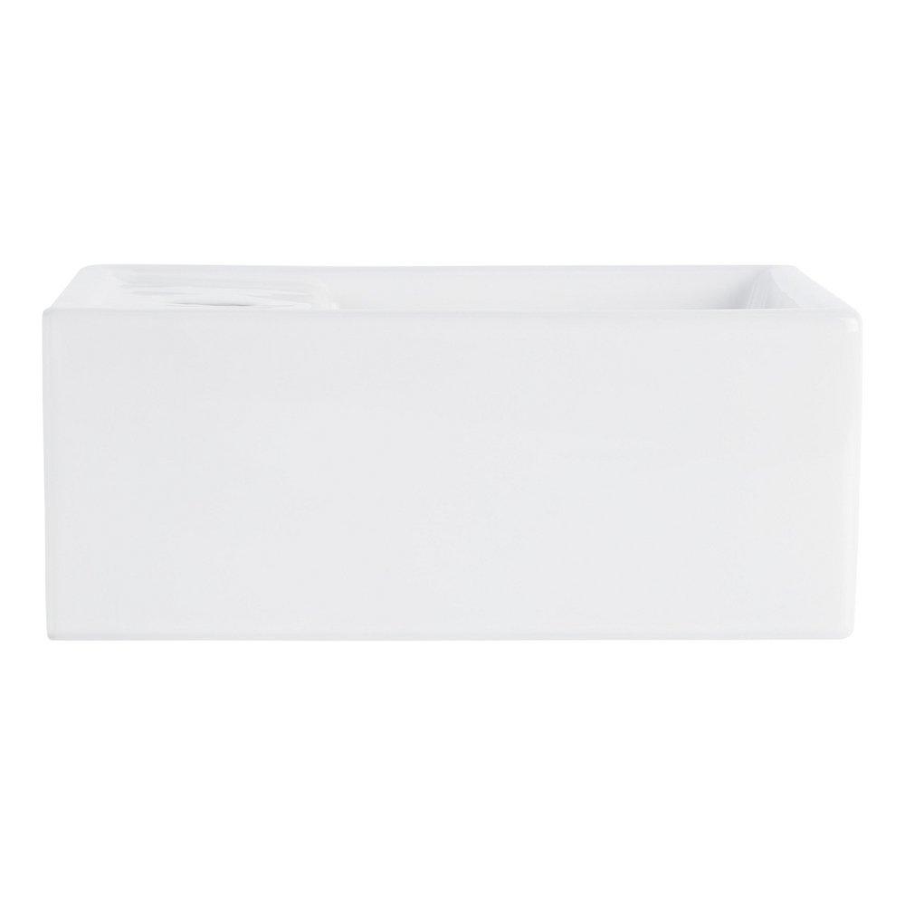 18 in. Wall Mount Specialty Porcelain Bathroom Sink in White 