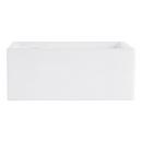18 in. Wall Mount Specialty Porcelain Bathroom Sink in White 