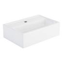 18 in. Wall Mount Specialty Porcelain Bathroom Sink in White 