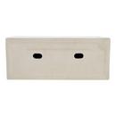 13-1/8 in. Wall Mount Specialty Porcelain Bathroom Sink in White 