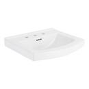 PENNFIELD PORCELAIN WALL MOUNT SINK - 8 WIDESPREAD 