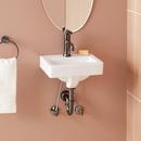 BRYNSDALE PORCELAIN WALL MOUNT SINK - SINGLE-HOLE 
