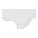 14-7/8 in. Wall Mount Square Porcelain Bathroom Sink in White 